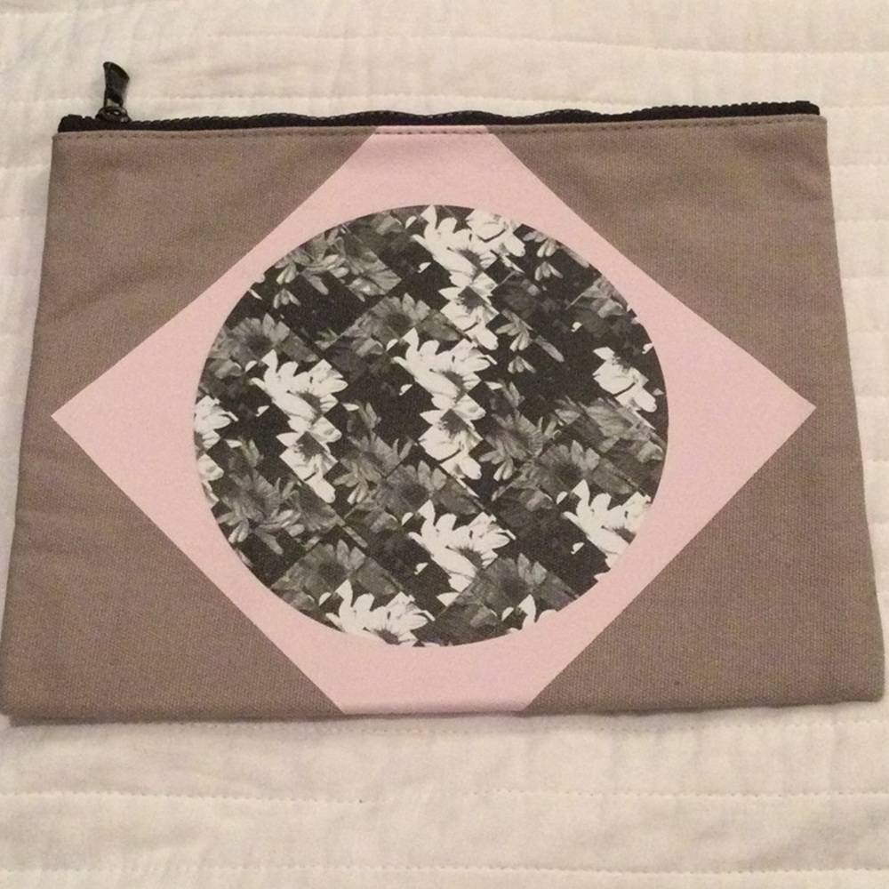 GWP!  Tibi canvas zippered pouch